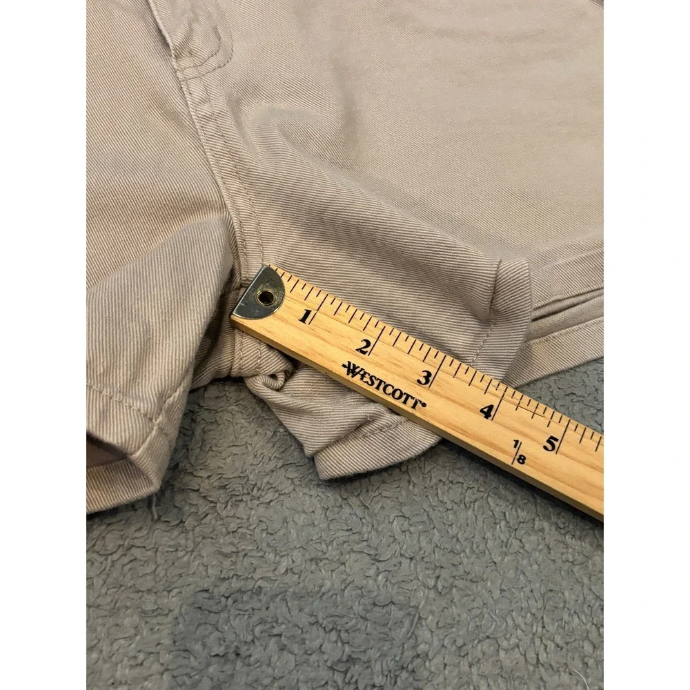 Bill Blass Jeans Womens 10 Tan Khaki High Waisted Stretch Denim Shorts Vintage